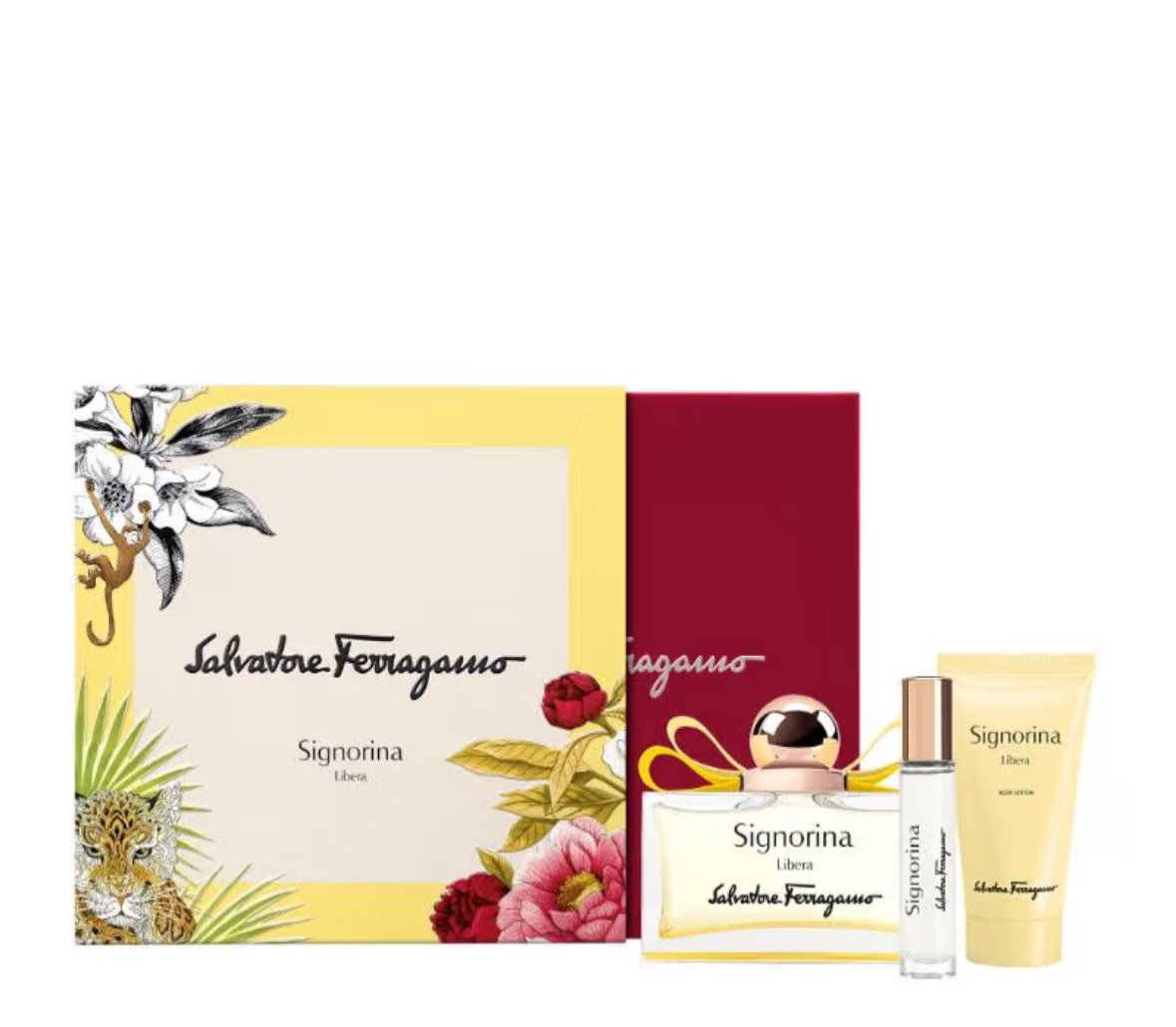 Ferragamo Signorina Libera Set (Eau De Parfum Body Lotion) For Her in Gurgaon, Haryana, India